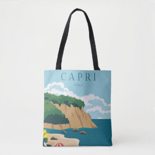 Bolsa Tote Viagem para Capri Itália