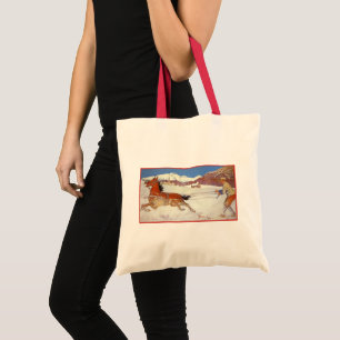 Bolsa Tote Viagens Antigas, Inverno em Engadin Suíça