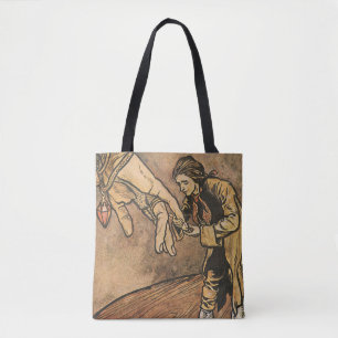 Bolsa Tote Viagens de Gulliver Vintage por Arthur Rackham