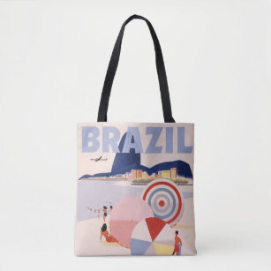 Bolsa Tote Viagens vintage - Brasil