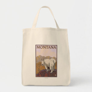 Bolsa Tote Viagens vintage de MontanaMountain Goat