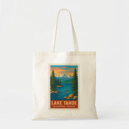 Bolsa Tote Viagens vintage do Lago Tahoe