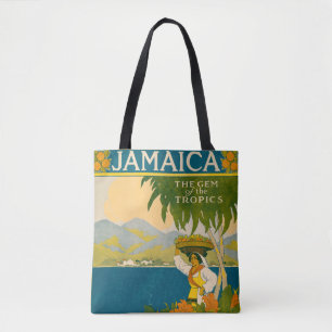Bolsa Tote Viagens vintage Para A Jamaica