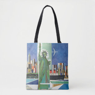 Bolsa Tote Viagens vintage Para American Airlines
