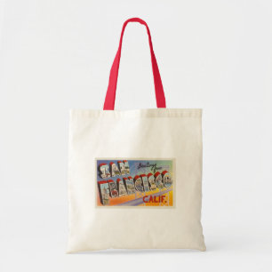 Bolsa Tote Viagens vintage São Francisco
