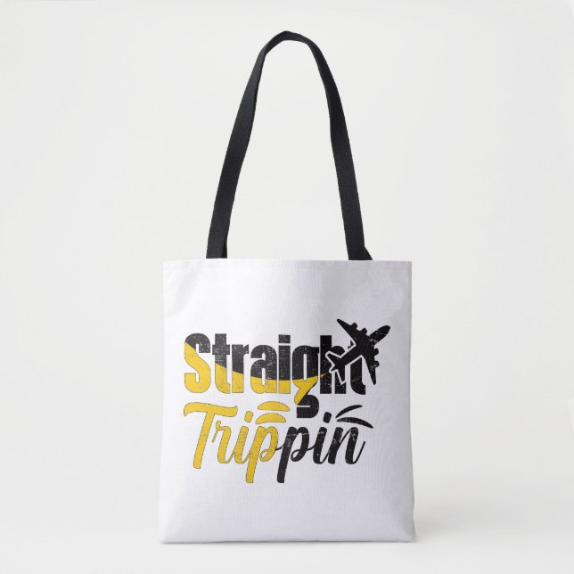 Bolsa Tote viajando reto  (Frente)