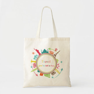 Bolsa Tote "viaje, você não é uma árvore"