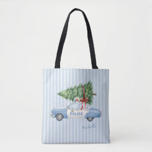 Bolsa Tote Viatura policial de Natal do oficial de polícia mo