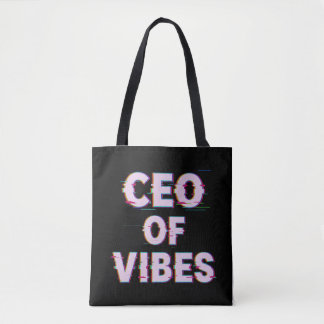 Bolsa Tote VIBE CEO PROTOCOL - Reality Glitch (Instant Aura U