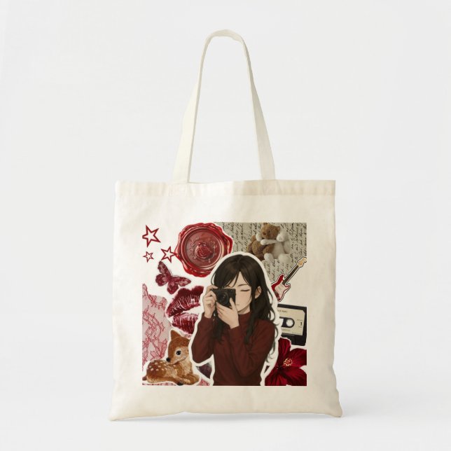 Bolsa tote vibe do Pinterest (Frente)