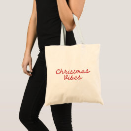 Bolsa Tote Víblias de Natal | Na moda de tendências minimalis
