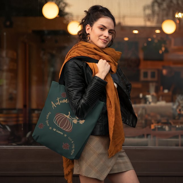 Bolsa Tote Víblias de outono personalizadas (Criador carregado)