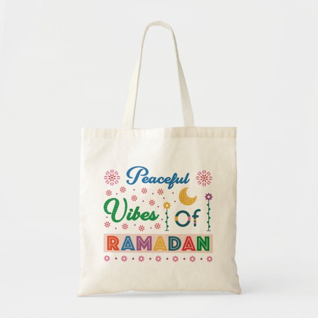 Bolsa Tote Víblias Pacíficas Do Ramadã (Frente)