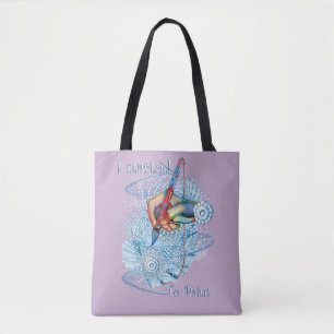 Bolsa Tote Vibração Rosa Abstrata