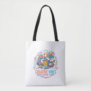 Bolsa Tote Vibrações Criativas