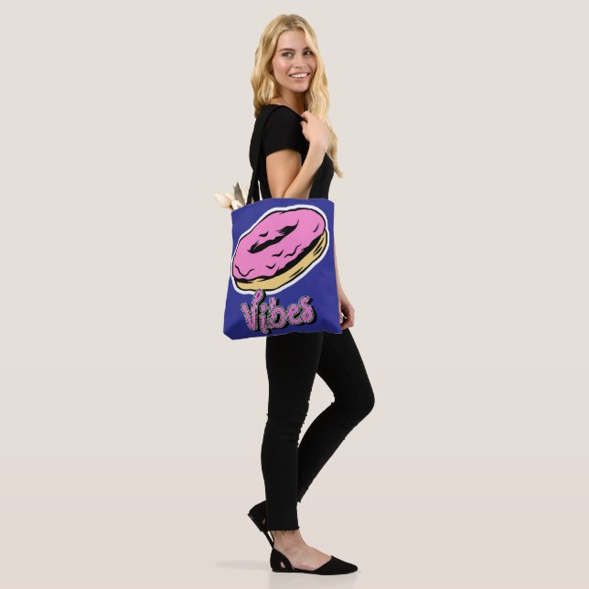 Bolsa Tote Vibrações de Donut.. (No(a) Modelo)