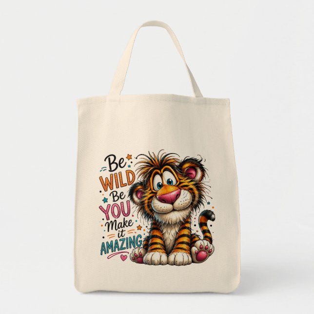 Bolsa Tote Vibrações de Espírito Livre (Frente)