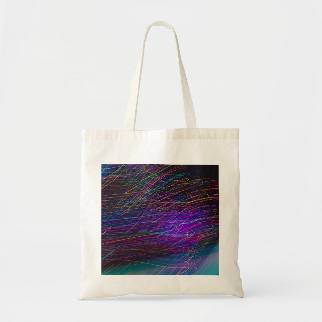 Bolsa Tote vibrações do arco-íris (Frente)