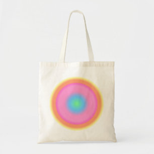 Bolsa Tote Vibrações Positivas - Gradiente Radial Colorido