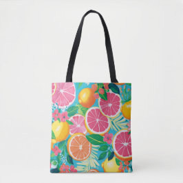 Bolsa Tote Vibrant Citrus Garden 