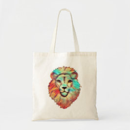 Bolsa Tote Vibrant Lion's Head Tote Bag