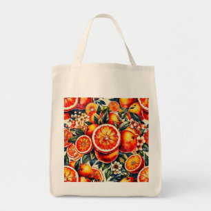 Bolsa Tote Vibrant Orange Citrus Delight