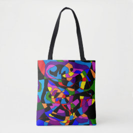 BOLSA TOTE VIBRANTE MULTICOR MOSAIC