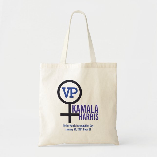 Bolsa Tote Vice-Presidente Kamala Harris VP (Frente)