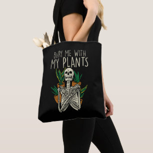 Bolsa Tote Viciado em Jardim Enterre-me Com Meus Plantas Esqu