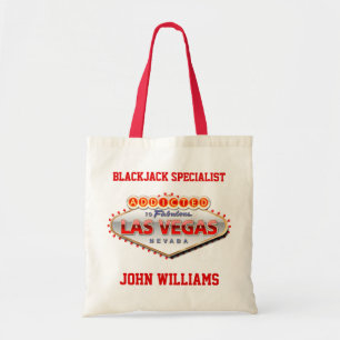 Bolsa Tote Viciado sinal engraçado de Las Vegas, Nevada