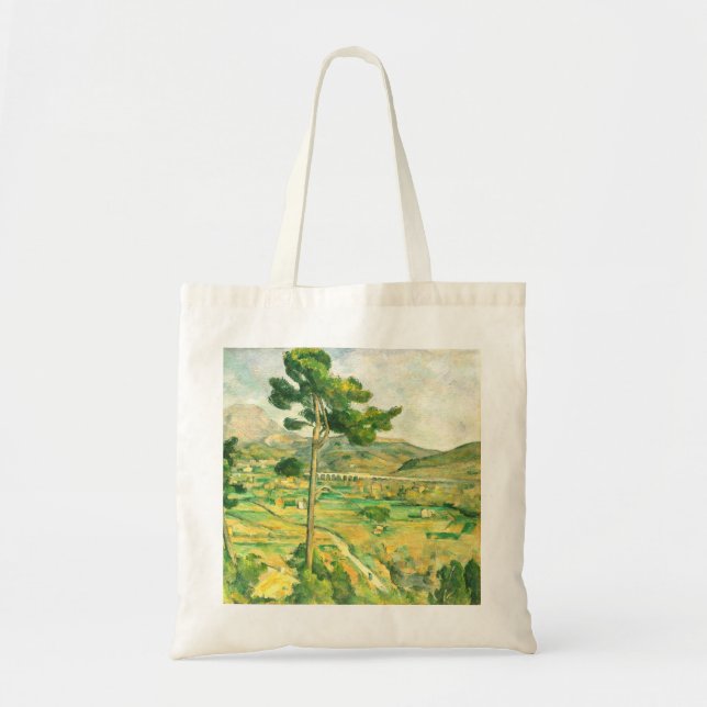 Bolsa Tote Victoire e o Viaduto Paul Cezanne (Frente)