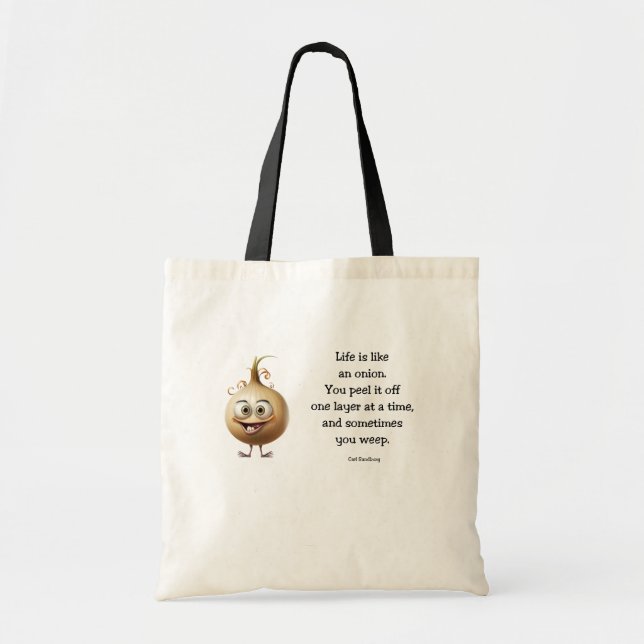 Bolsa Tote Vida Como Onion Tote Bag (Frente)