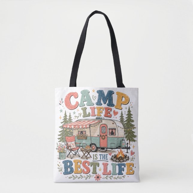 Bolsa Tote Vida de Acampamento (Frente)