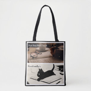 Bolsa Tote vida de escritor