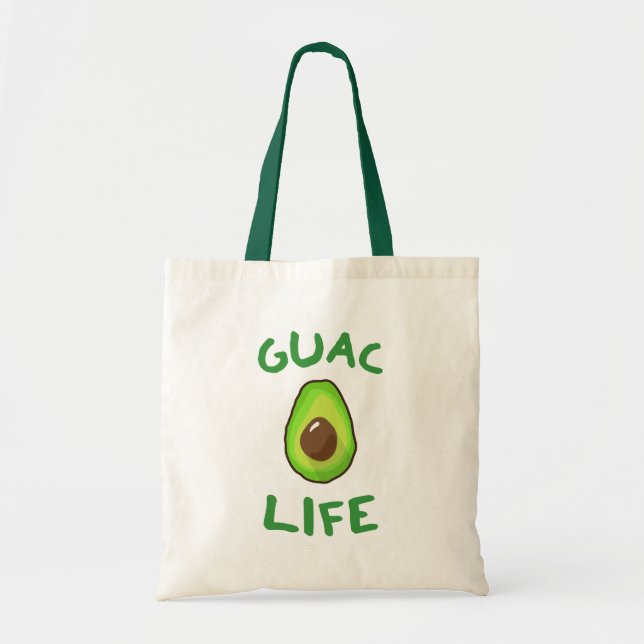 Bolsa Tote VIDA de GUAC (Guacamole) - verde (Frente)