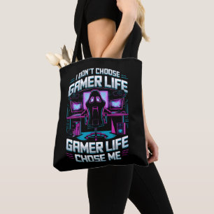 Bolsa Tote Vida de jogos me escolha