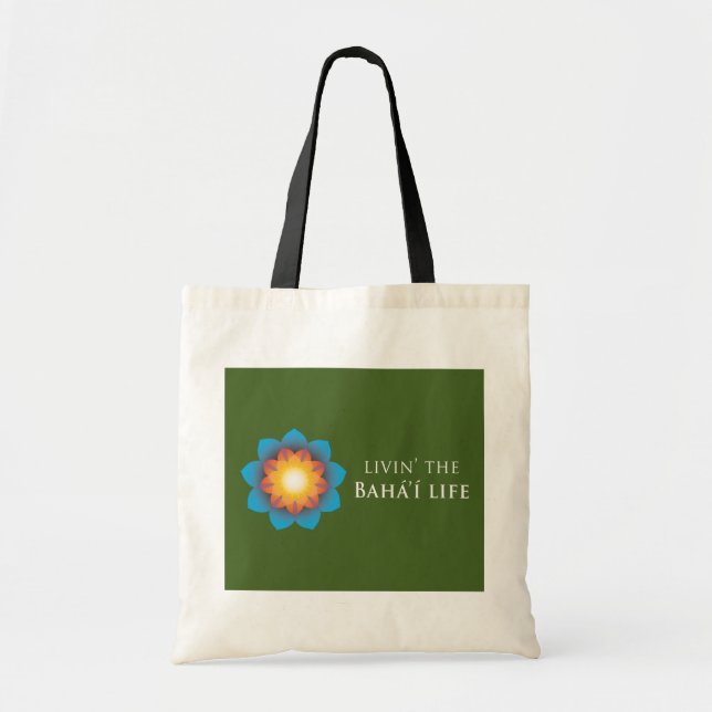 Bolsa Tote Vida de Livin Bahá'í (Frente)