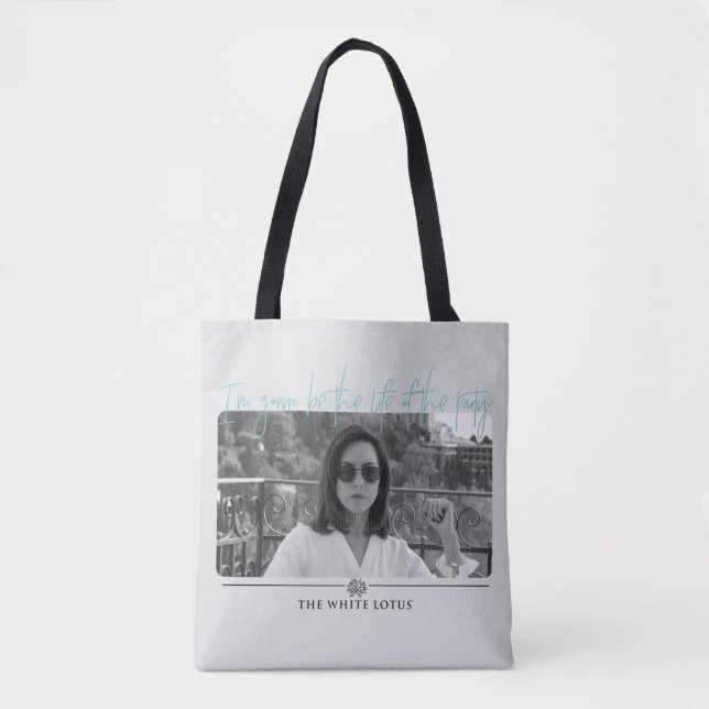 Bolsa Tote Vida do Partido - O Lotus Branco (Frente)