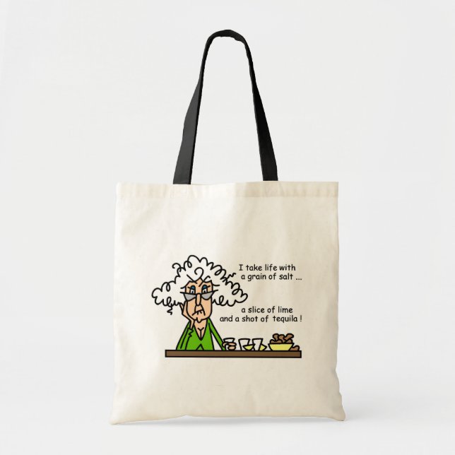 Bolsa Tote Vida e Tequila Humor (Frente)