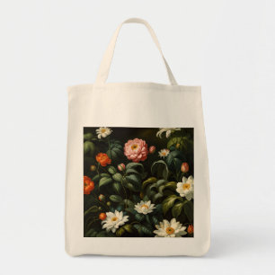 Bolsa Tote Vida Floral Botânica Vintage de Jardim