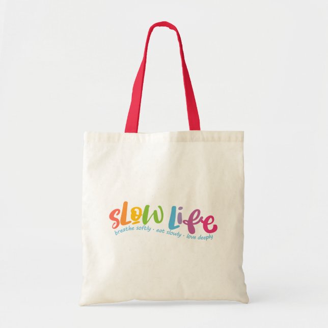 Bolsa Tote Vida lenta (Frente)