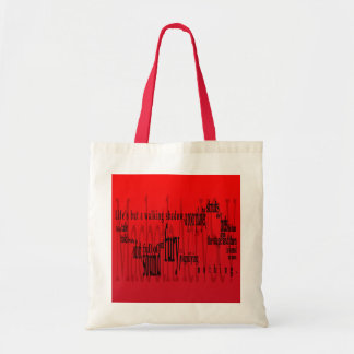 Bolsa Tote "Vida mas uma sombra de passeio" Macbeth