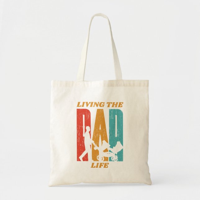 Bolsa Tote Vida Útil Do Pai - Troca Do Pai Retro (Frente)