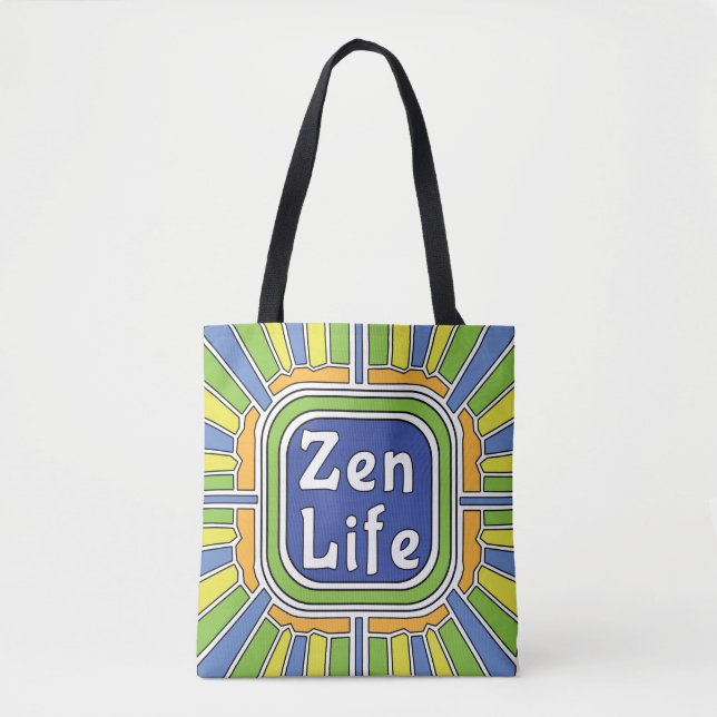 Bolsa Tote Vida Zen para mim (Frente)