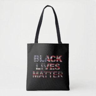 Bolsa Tote Vidas Negras Importam  Bandeira Americana