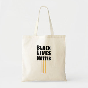 Bolsa Tote Vidas Negras são importantes BLM três faixas ama
