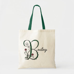 Bolsa Tote "Videira saco da letra B"