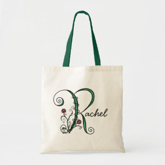 Bolsa Tote "Videira saco da letra R"