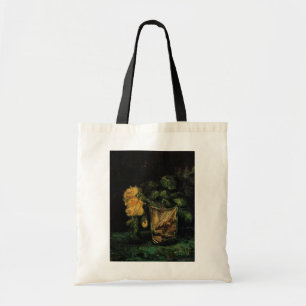 Bolsa Tote Vidro com Rosas de Vincent van Gogh