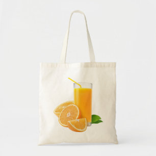 Bolsa Tote Vidro com sumo de laranja